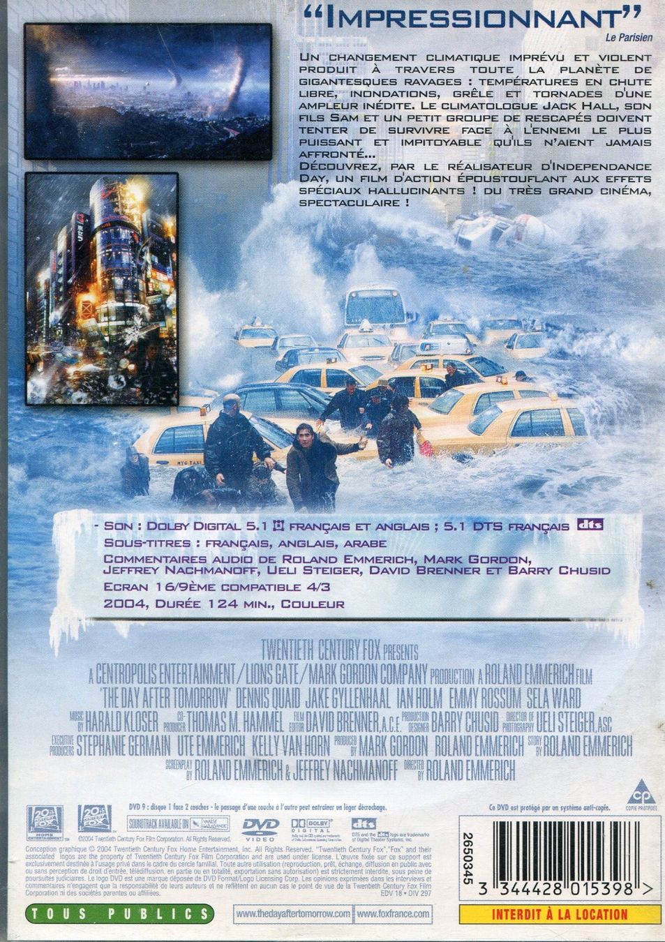 Tutti i DVDs: Le Jour d'Après - DVD – Usato da Les Avants venduto da soyouz63 1