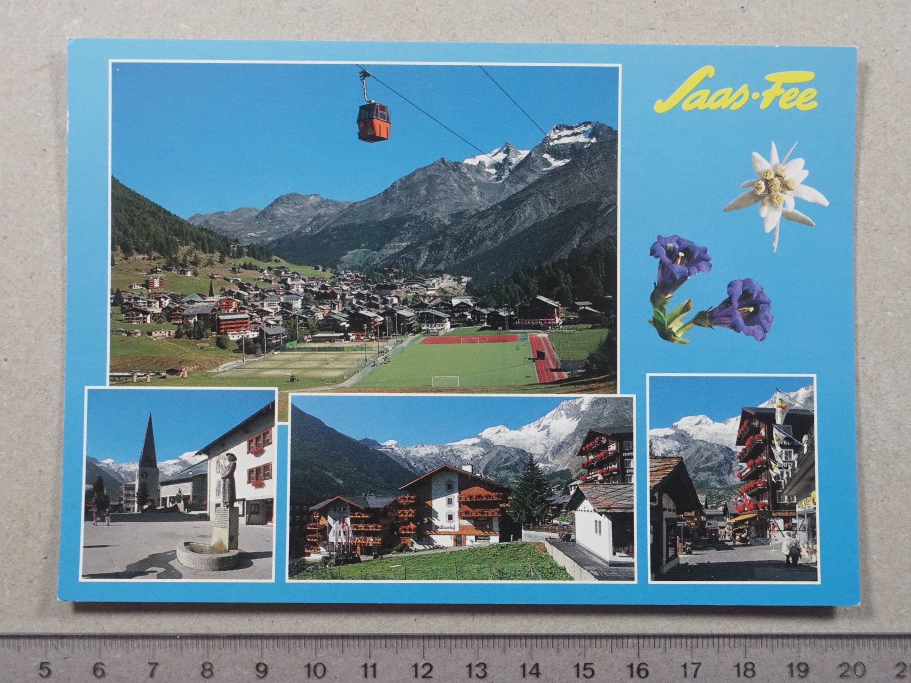 Cartes postales: Saas-Fee, 1999 – D'occasion à Lenzburg par fh1