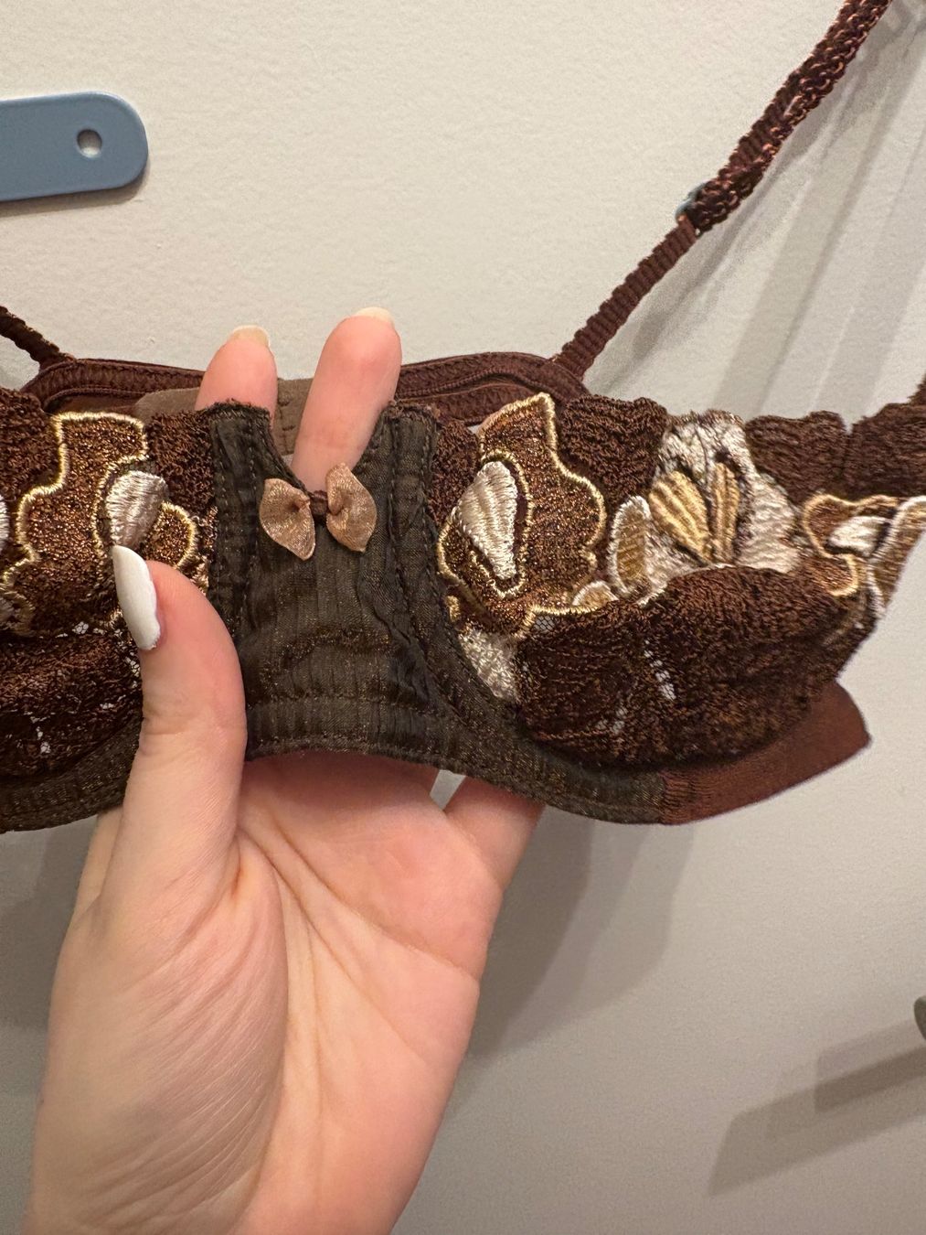 Aubade Sonstige Unterwäsche: Soutien-gorge marron brodé – Gebraucht aus Lausanne von milou201619 2