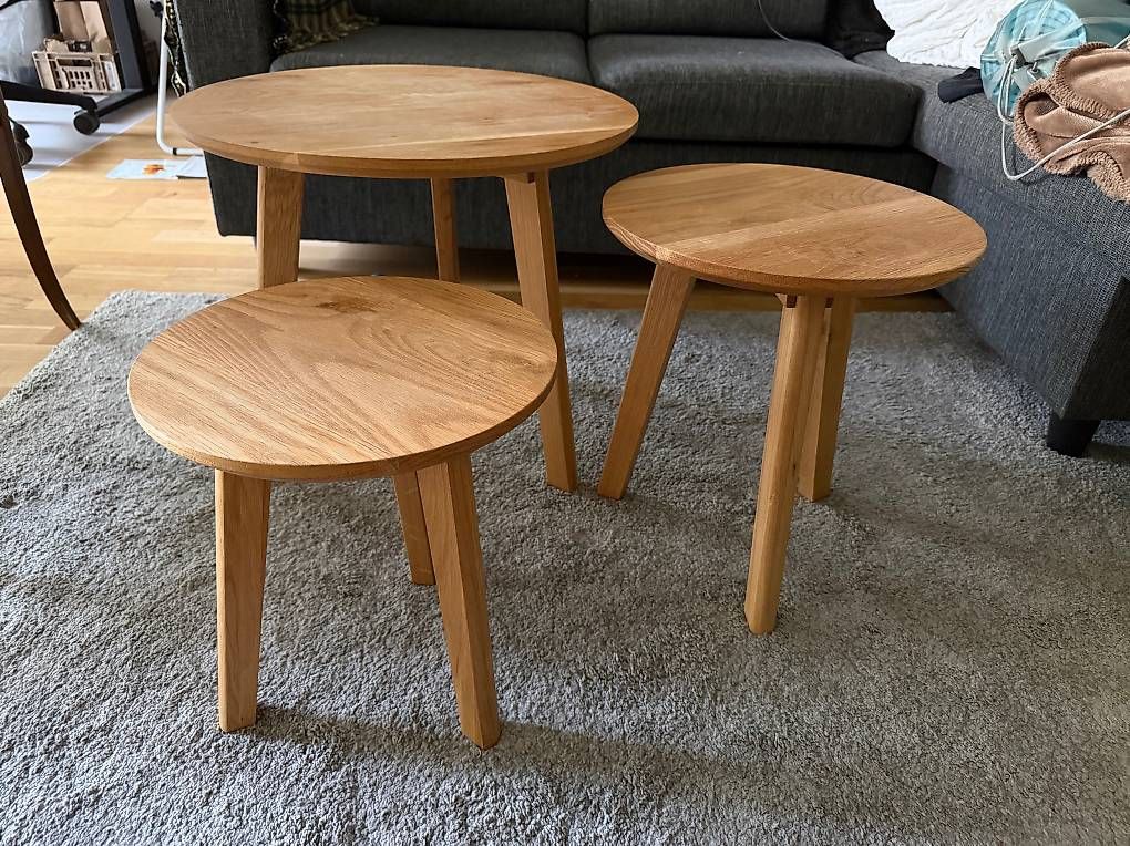 Tavoli: Lot de 3 tables basses rondes – Usato da Genève venduto da dvn_2czt 1