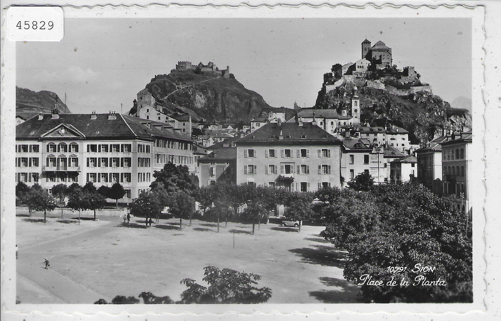 Cartoline postali: Sion - Place de la Planta – Usato da Ettingen venduto da Kartenplanet