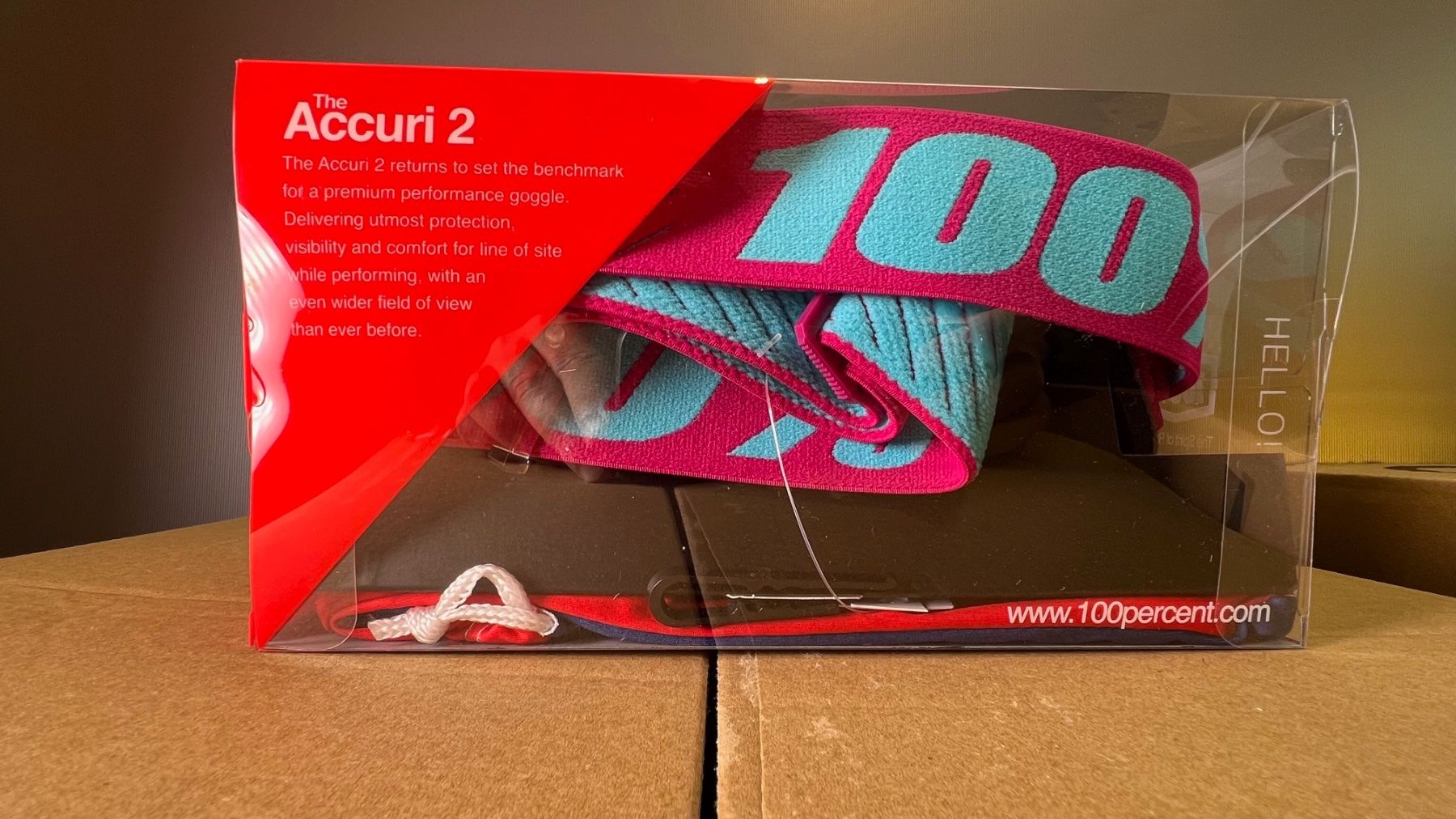Occhiali & Lenti: 100% Skibrille, Goggle Accuri 2 Excelsior Mirror Blue Linse – Nuovo e nell'imballaggio originale da Tafers venduto da JP911 3