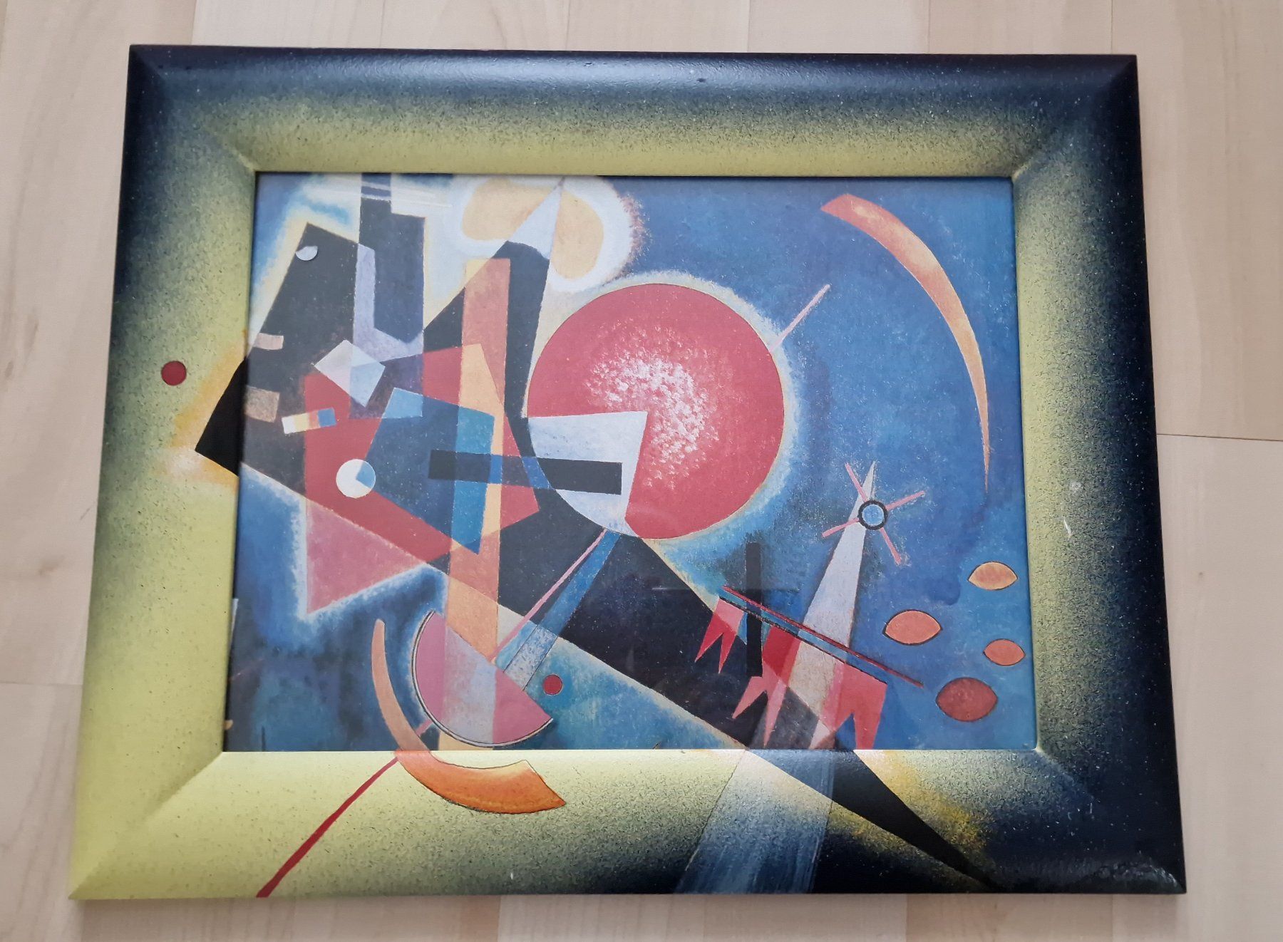 Gemälde: Abstracktes Kunstgemälde 52x42cm – Gebraucht aus Winterthur von Mmondeo