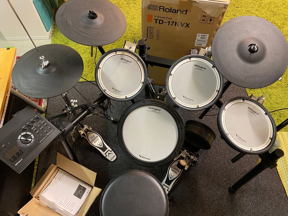 Roland TD17KVX EDrum komplett Sehr guter Zustand Kaufen auf Ricardo
