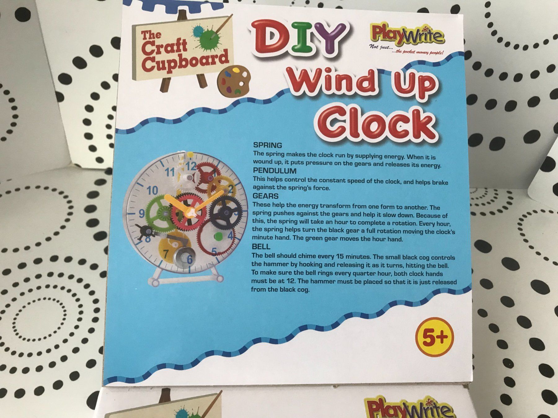 Orologi da terra & Orologi da parete: Technoline Mechanical Wall Clock Learning Kit - Toy - NEW ! – Nuovo e nell'imballaggio originale da Epalinges venduto da dream-watch 4