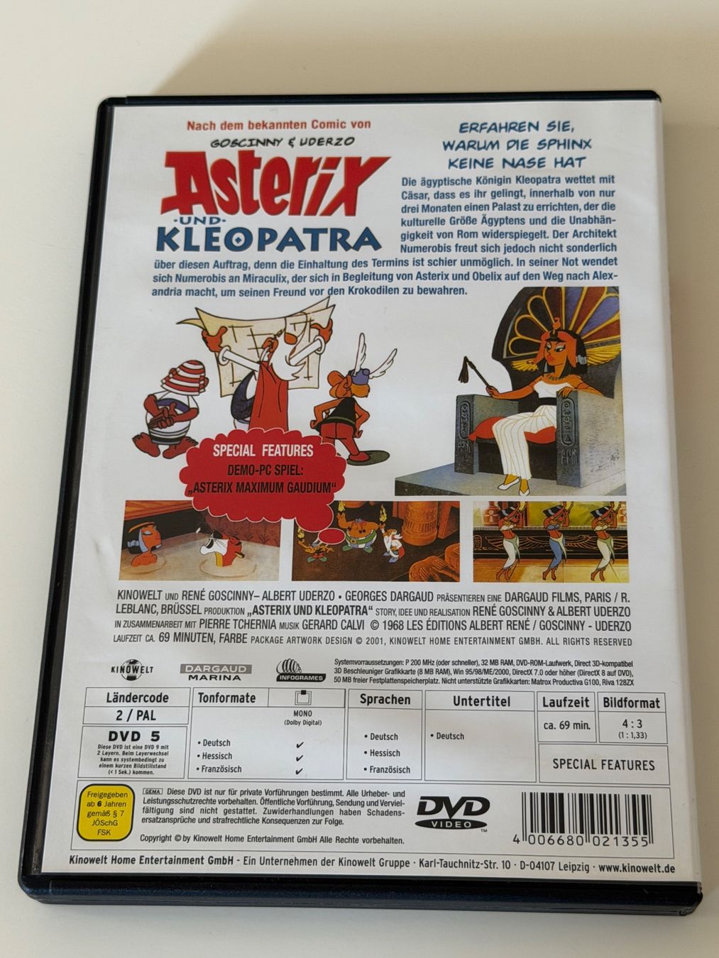 Tutti i DVDs: Asterix und Kleopatra DVD – Usato da Altstätten SG venduto da sheamus 1