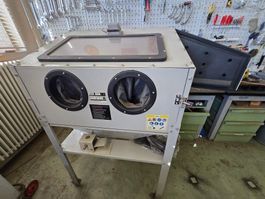 Sandstrahlkabine SBC 220 mit Pistole Sandstrahlgerät