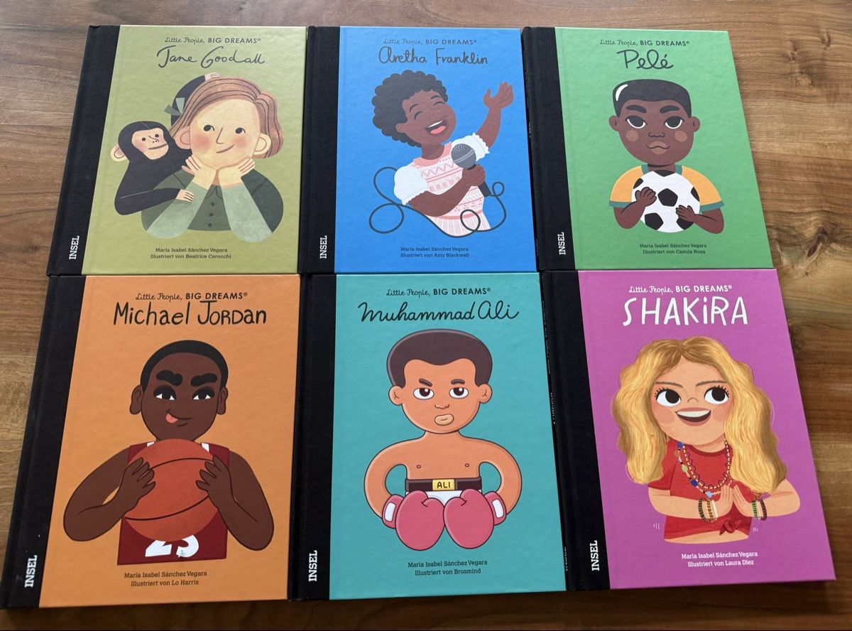 Bücher: 6 x Little People, BIG DREAMS – Gebraucht aus St. Gallen von Red-Curry