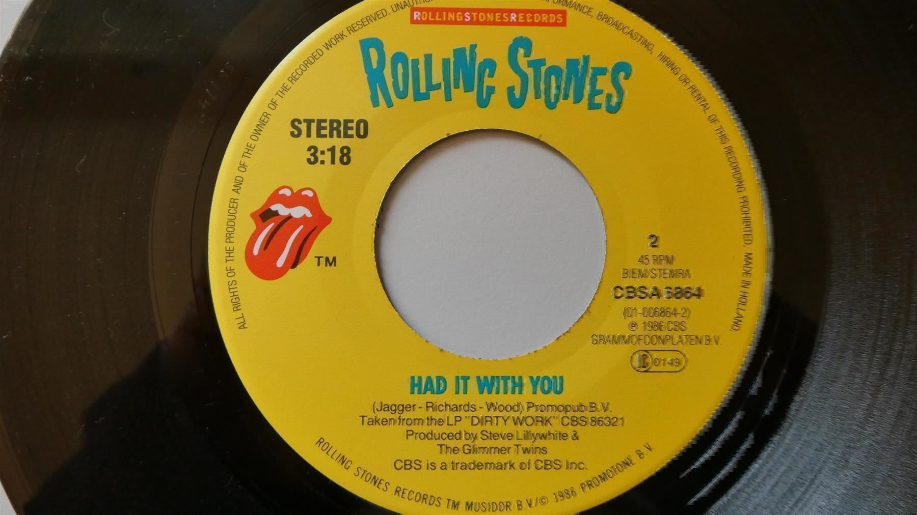 Dischi in vinile: The Rolling Stones – Harlem Shuffle – Usato da Frauenfeld venduto da Astra13 3