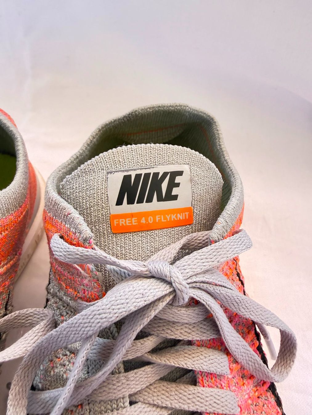 Nike Scarpe da donna: Nike Free 4.0 Flyknit Gr. 39 grau/orange – Usato da Neuendorf venduto da jas_j5nc 1