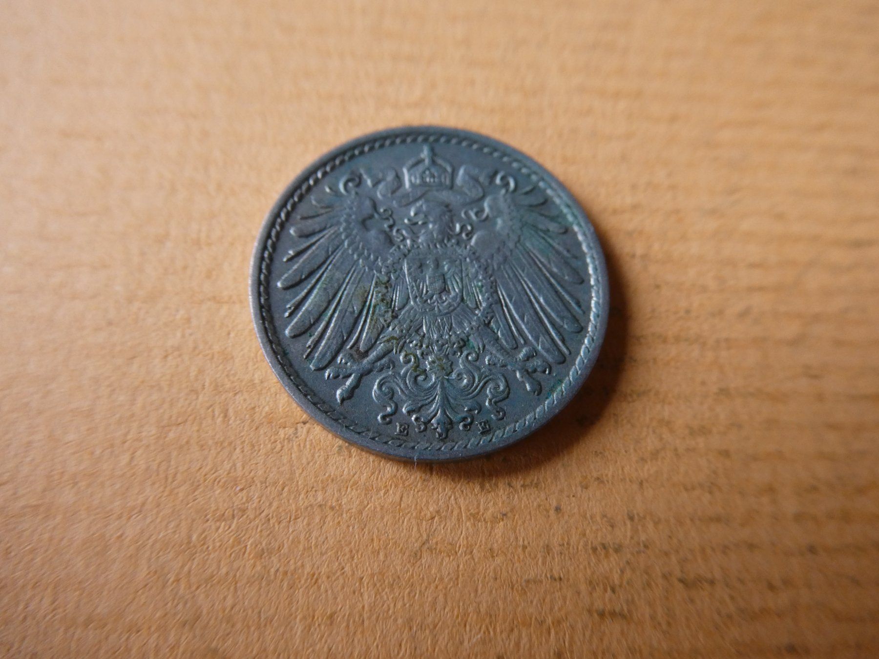 Tutti le monete: Dt. Reich 1913 E,  5 Pfennig – Usato da Hinterforst venduto da Rohusri 1