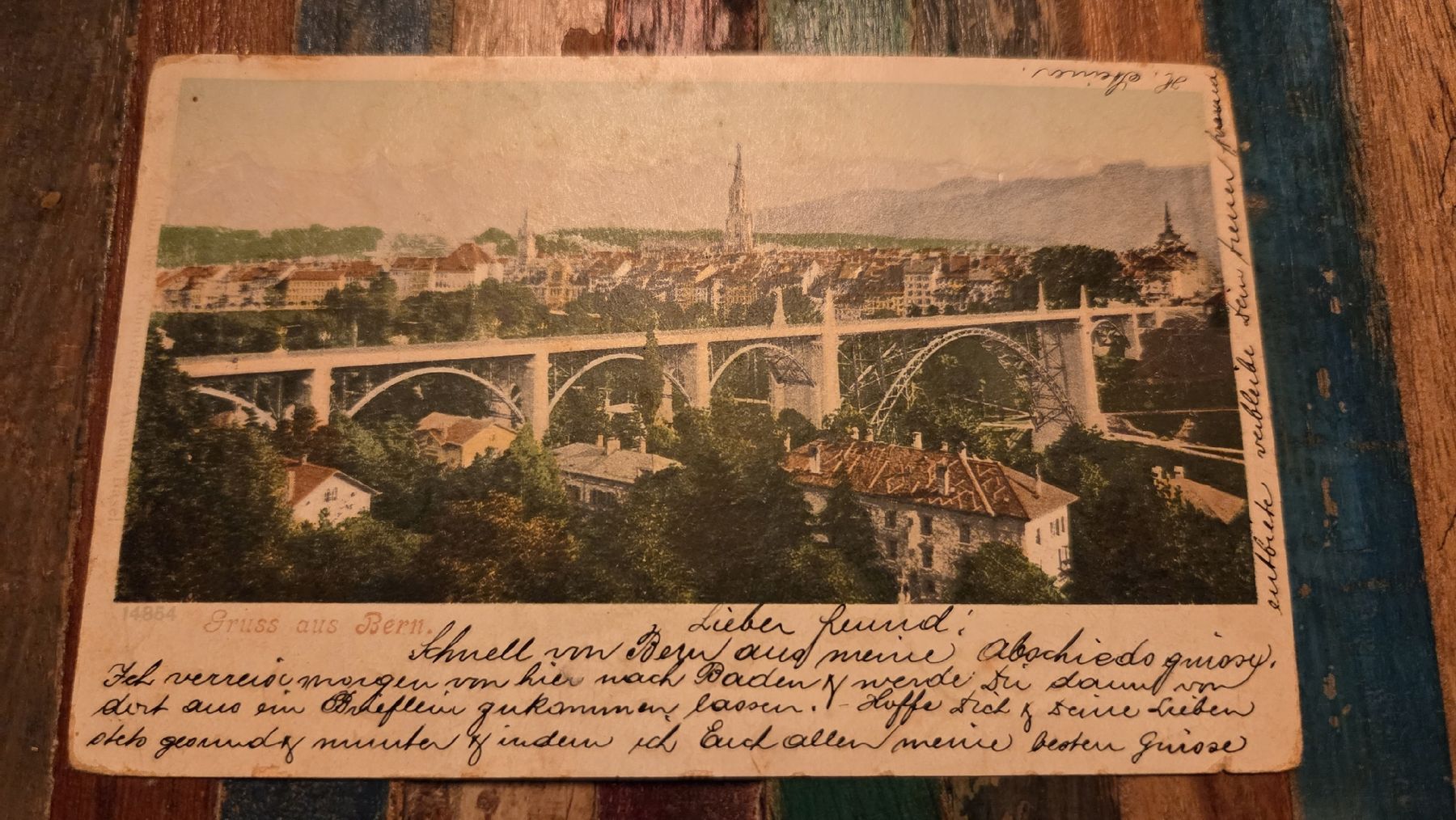Tutti i francobolli: 1900 UPU mit Rasierklingenstempel Bern Ansichtskarte Bern – Usato da Arni AG venduto da Moth68 2