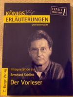 Bernhard Schlink, Der Vorleser, Königs Erläuterungen