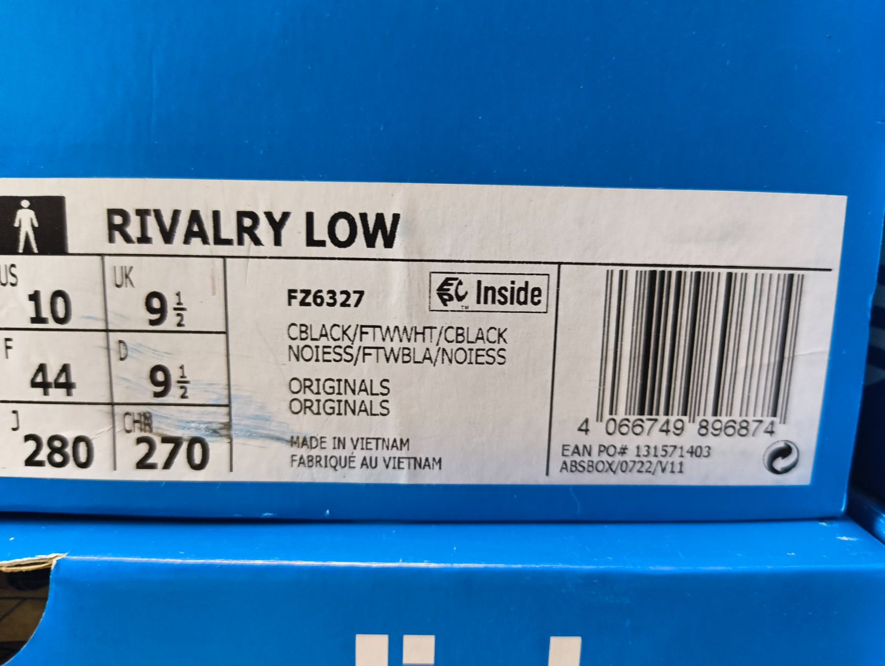 Adidas Scarpe da uomo: Adidas Rivalry Low Gr. 44 – Nuovo e nell'imballaggio originale da Uitikon Waldegg venduto da PJLS1 4