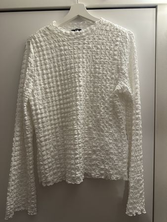 Blusa bianca estiva C&A, taglia L 👚🤩
