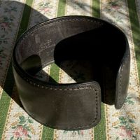 Bracelet Hermes Jonc Medor en cuir