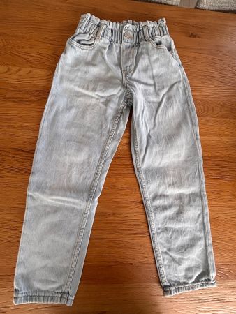 Jeans fille lose fit taille ajustable 134 H&M