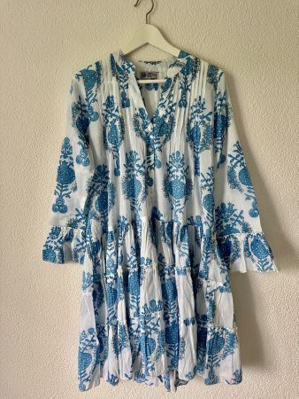 Sommerkleid Dream Apparel, weiss-blau, Grösse S