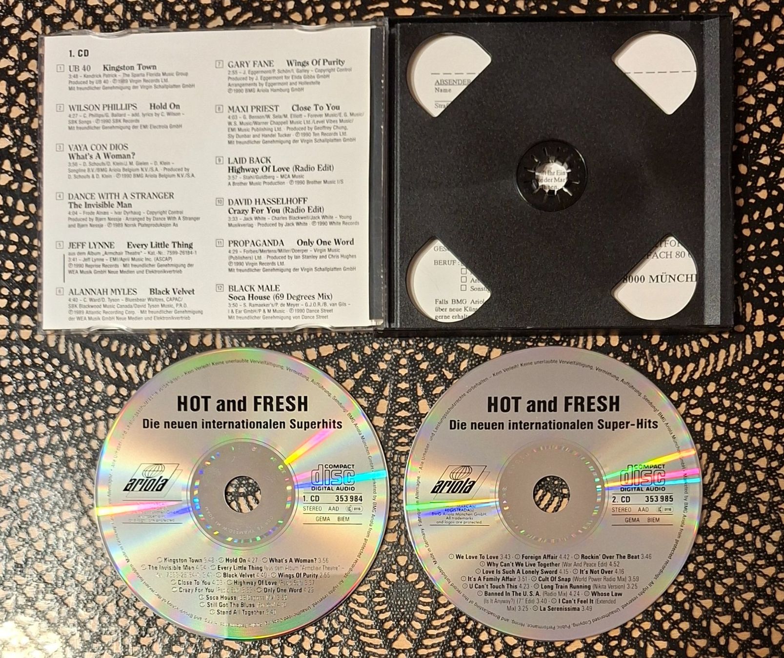 CD: Hot And Fresh Vol.4, DE 2CD Hit Compilation Sampler 1990 – Usato da Schönenberg TG venduto da Gregolino76 2