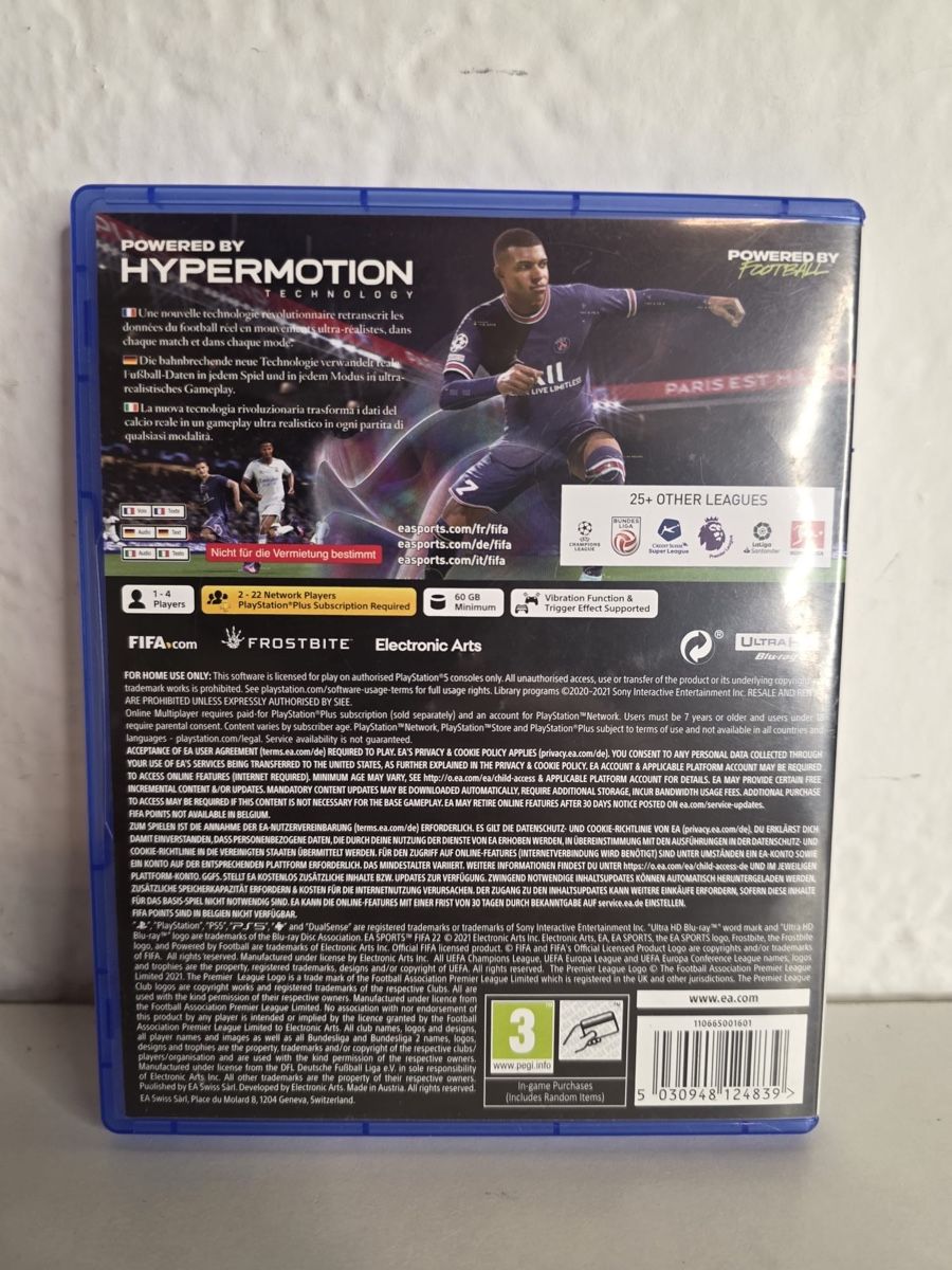 Sony Giochi: FIFA 22 PS5 Videogame – Usato da Ehrendingen venduto da bubulence 1
