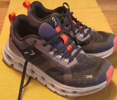 Laufschuhe On Running grau orange