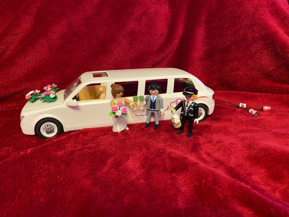 Playmobil 9227 – Limousine De Mariage Avec Couple De Mariés (city Life), Neuf Et Scellé