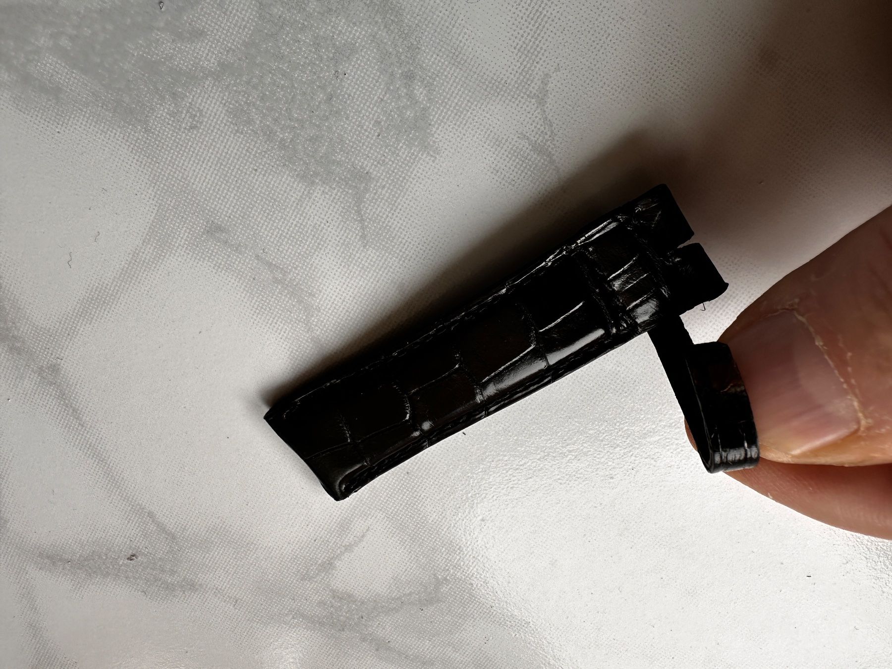 IWC Bracciali & Braccialetti: IWC Krokodil Bänder einzel Stücke – Difettoso da Neunkirch venduto da internet-shop 4