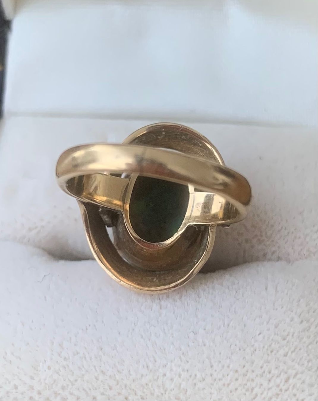 Ringe: Gold Ring mit grünem Opal, Vintage, Grösse 52 – Gebraucht aus Zürich von MK124 4