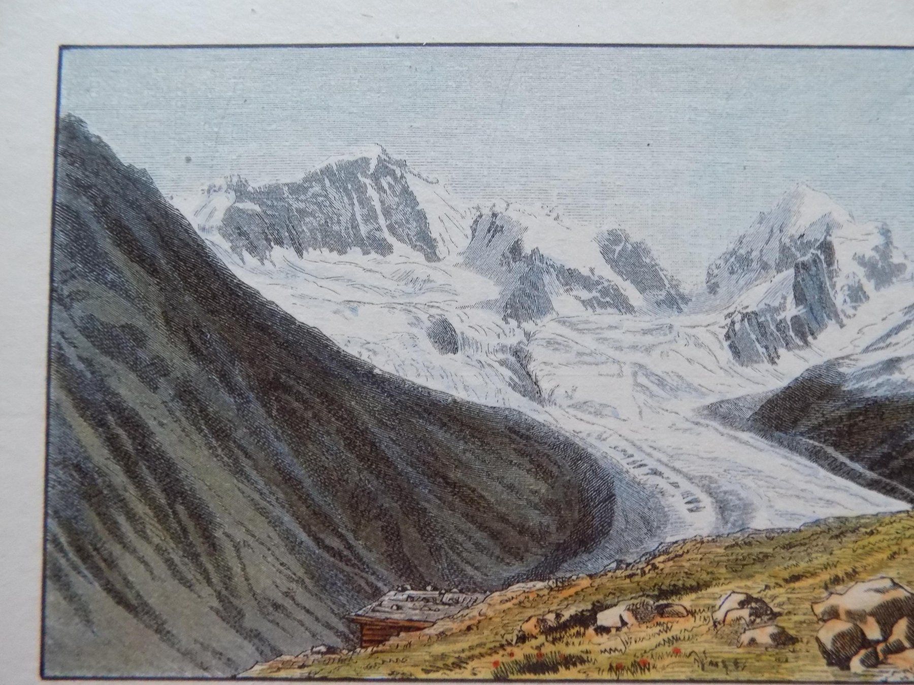 Incisioni: Roseg Gletscher Engadin – Usato da Risch venduto da Antikfee 2
