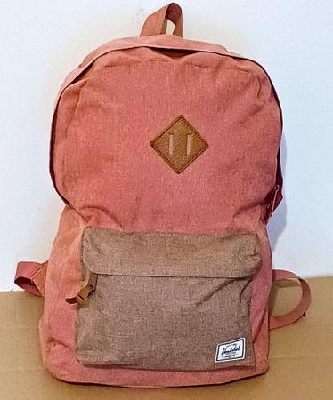 HERSCHEL HERITAGE Rucksack NEU & UNGEBRAUCHT Rosa/Braun