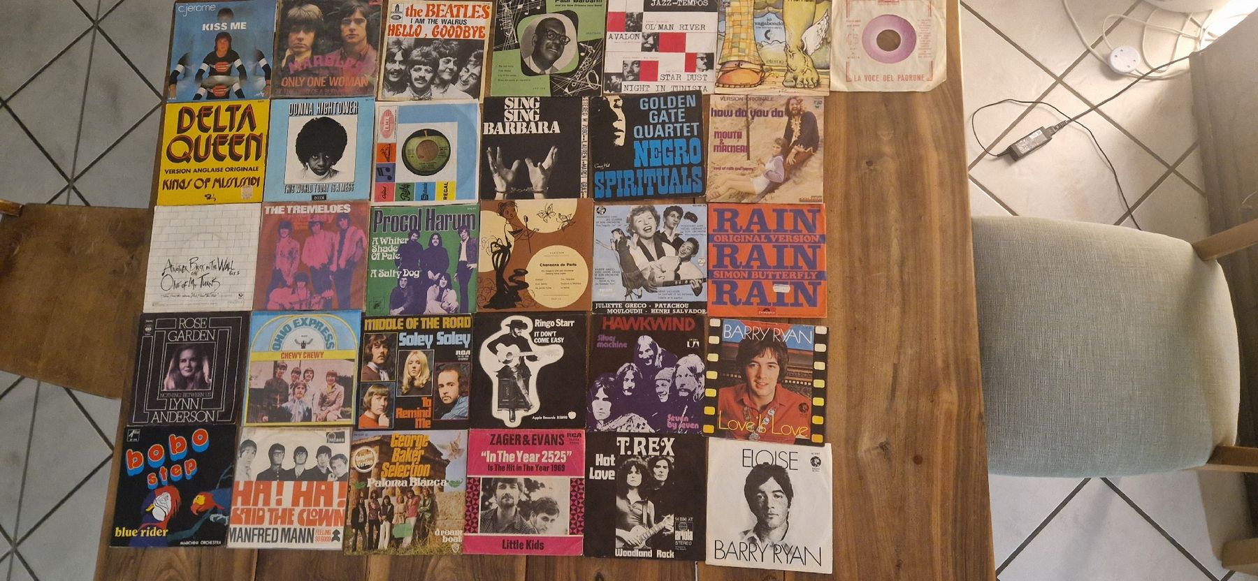 Dischi in vinile: Sammlung von 7" Single Platten Diverse Kübstler. – Usato da Winterthur venduto da ClaudioClaud