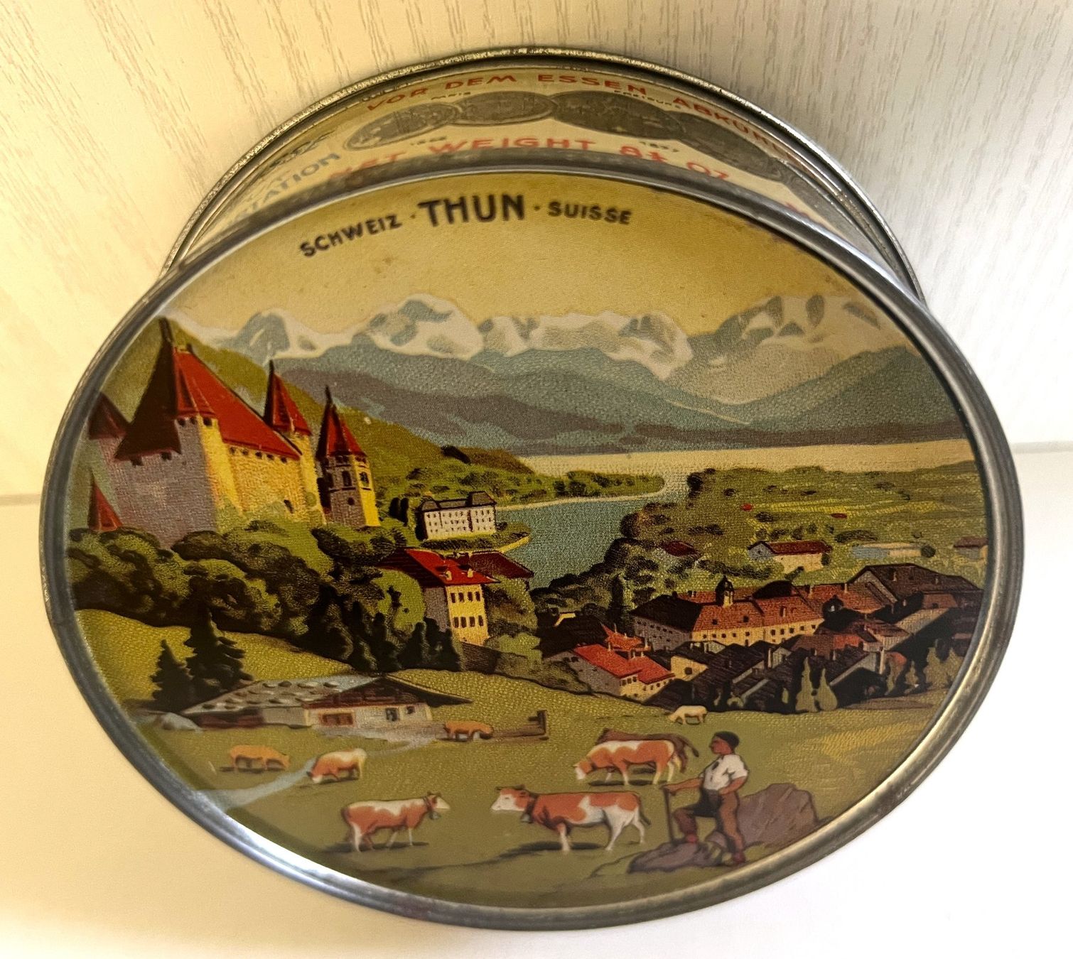 Barattoli: Schaufenster-Dummy Export-  Blechdose Gerber Käse, Thun, rar – Usato da Rothrist venduto da Brandystar 9