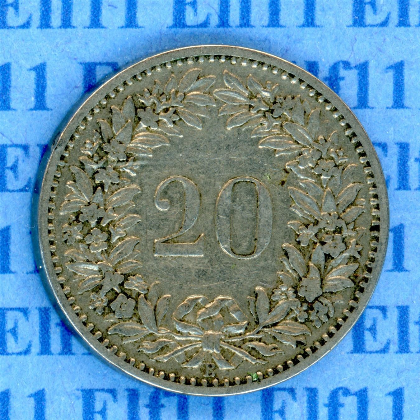 Tutti le monete: CHF___0.20 1897 ss 20 Rappen – Usato da Widnau venduto da Elf11 1
