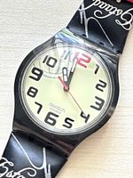 Swatch Uhr  schwarz weiss Herren Uhr
