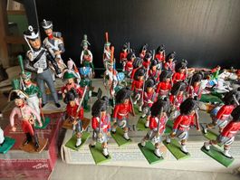 Ate Zinnfiguren inklusive viel Zubehör