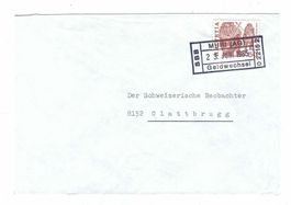 Bahnhofstempel Muri (AG) Geldwechsel 1985 u0