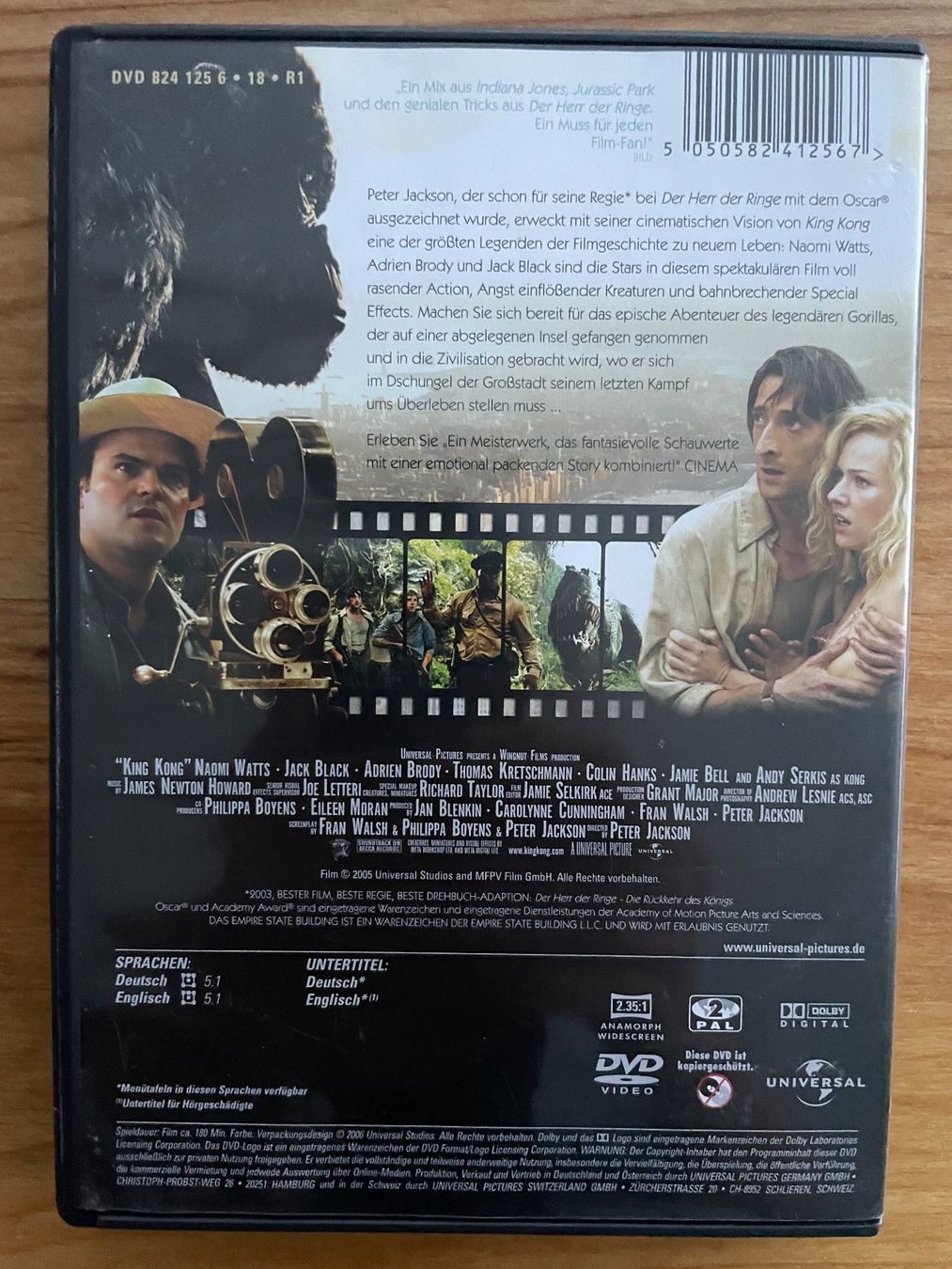 Tous les DVDs: DVD King Kong – D'occasion à Eglisau par felix_ch 1