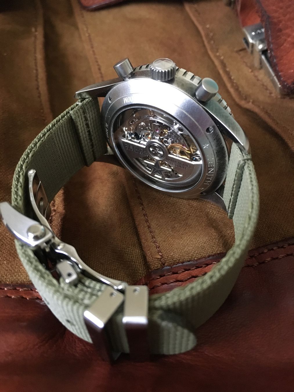 Zenith Orologi: Zenith Tipo CP2 Chronograph 43mm "Aged Steel" – Nuovo (secondo la descrizione) da Bern venduto da Oldeagle 5