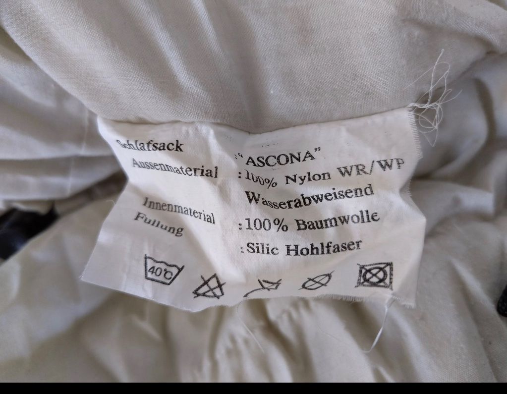 Trevolution Sacchi a pelo: Schlafsack GREENTREE 2,0x0,75m Nylon Baumwolle – Usato da Kölliken venduto da Hap-7 8