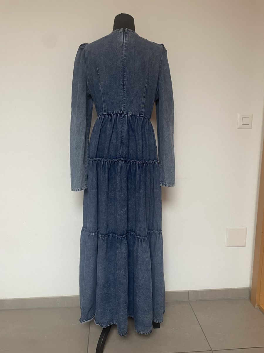 Vestiti: Boho Maxikleid aus Denim – Nuovo (secondo la descrizione) da Sigriswil venduto da ck56 1