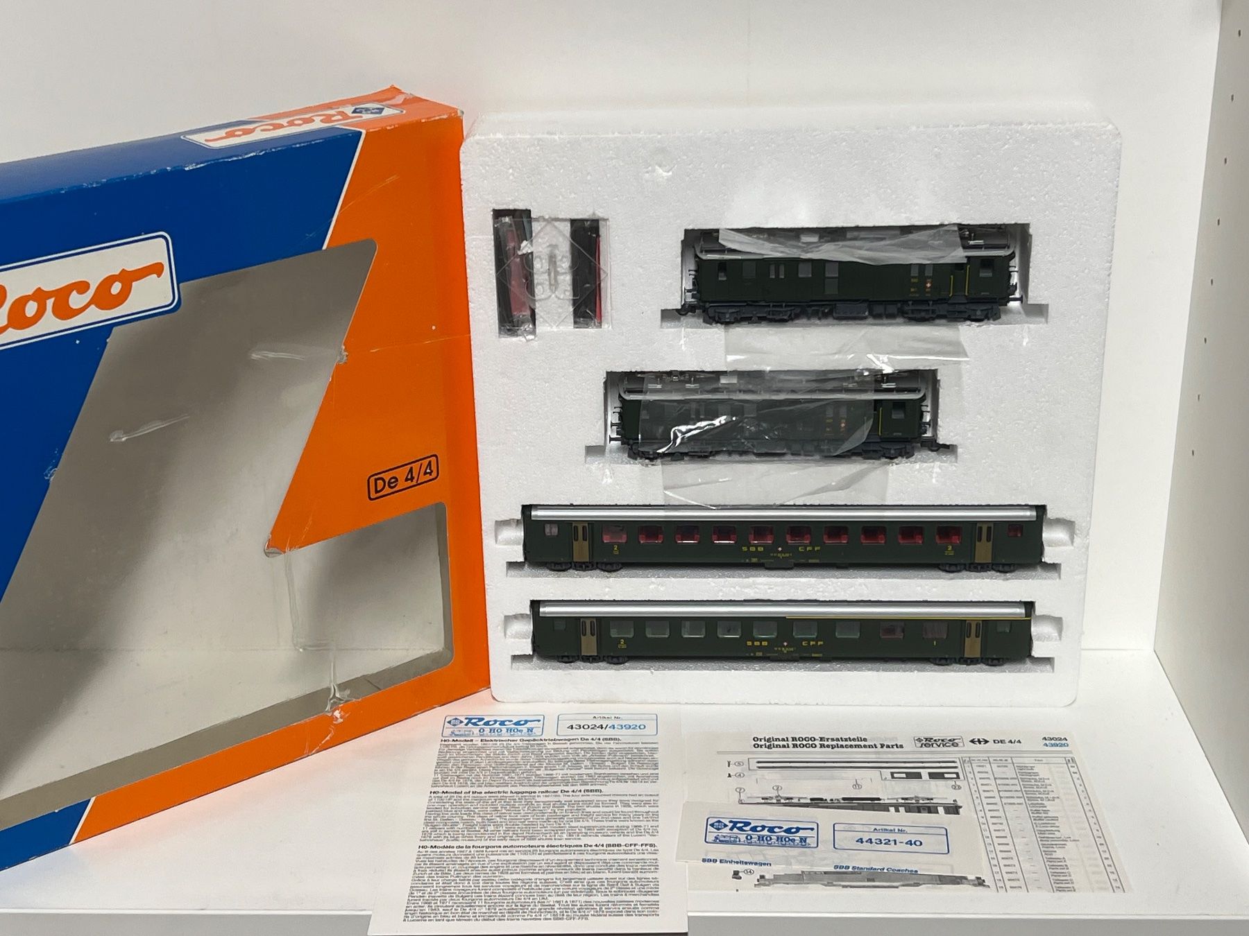 Roco Modellini di ferrovie: Roco 43024 SBB-SET  De 4/4  H0 DC Analog – Nuovo (secondo la descrizione) da Geroldswil venduto da TopTrain54 5