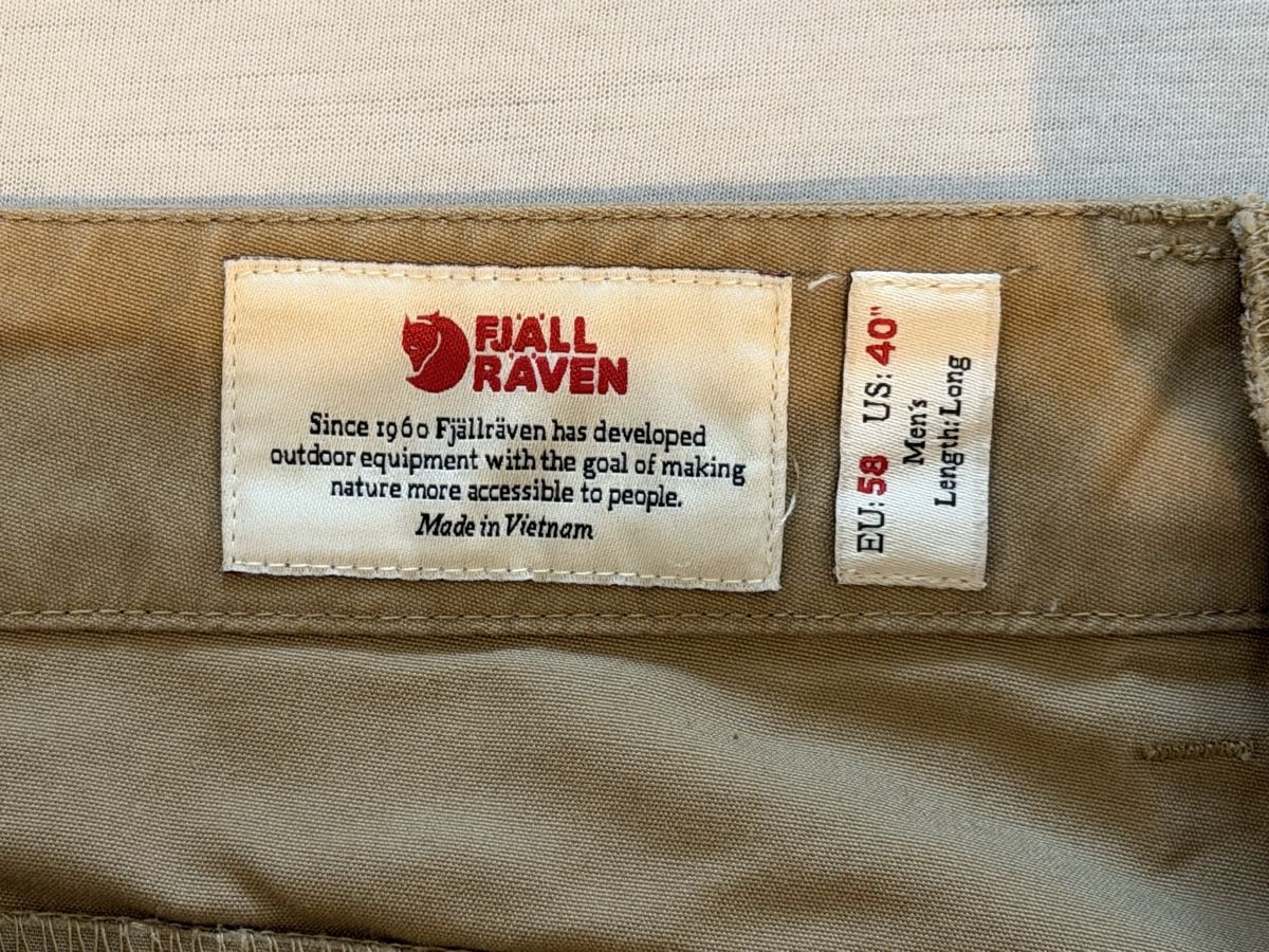 Fjällräven Pantaloni: Fjällräven Hose L – Usato da Flawil venduto da Jeannot13 1