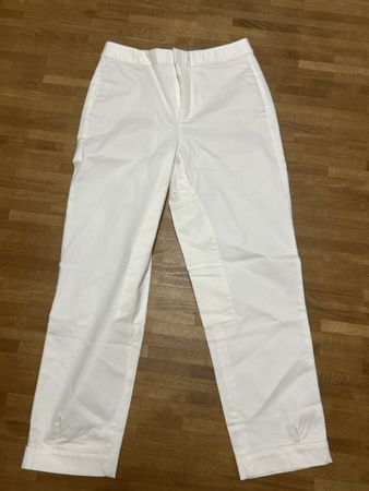 Sommerliche Massimo Dutti Hose, weiss, Gr. 34,  7/8