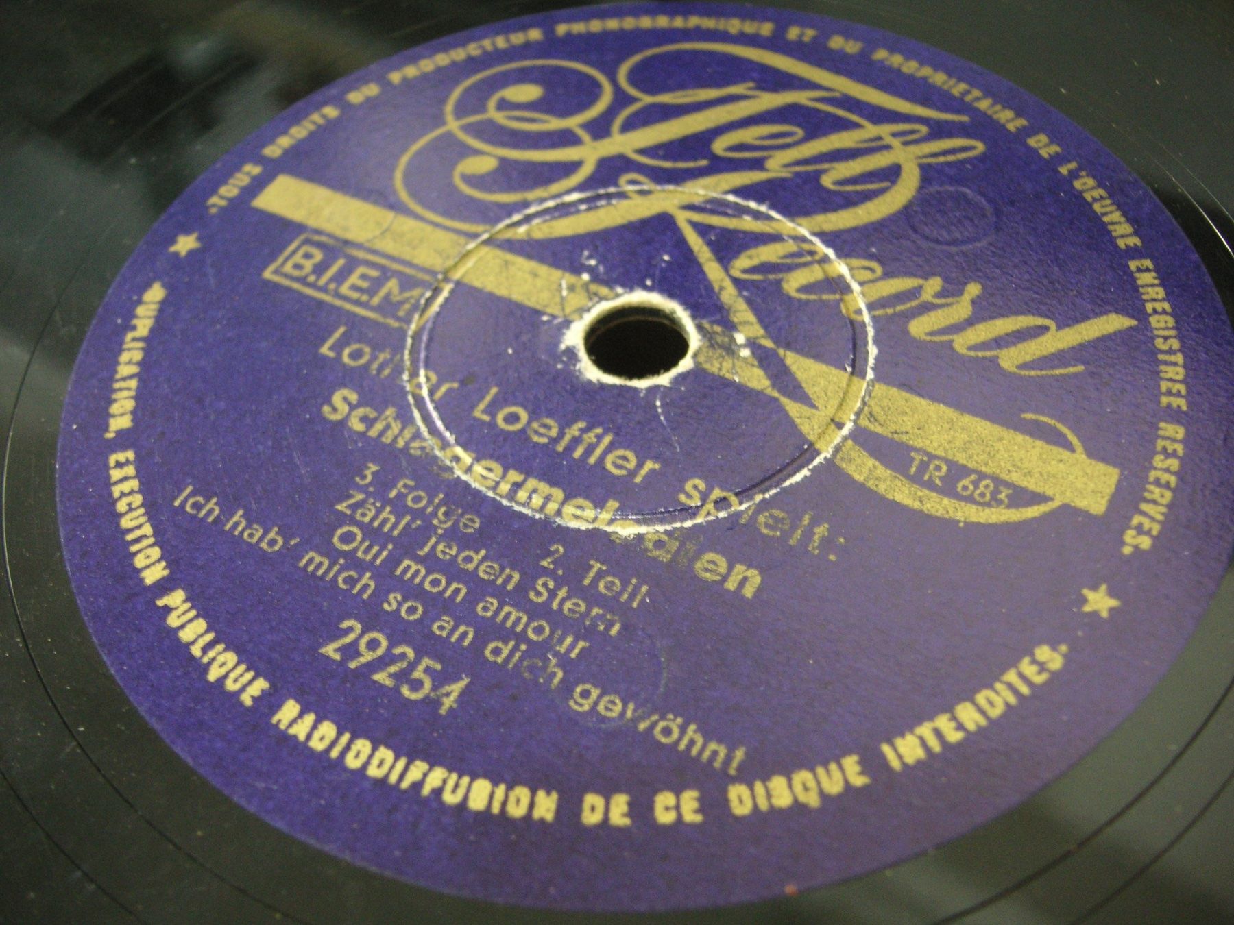 Schallplatten: DISQUES 78 TOURS – Gebraucht aus Lausanne von Leag 9