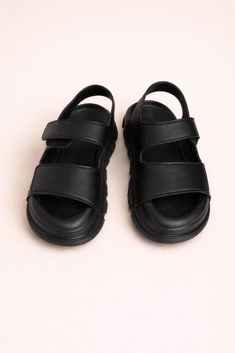 Scarpe per ragazzi: SANDALES NOIRES À SCRATCH – Nuovo (secondo la descrizione) da Lausanne venduto da mar_6snp 1