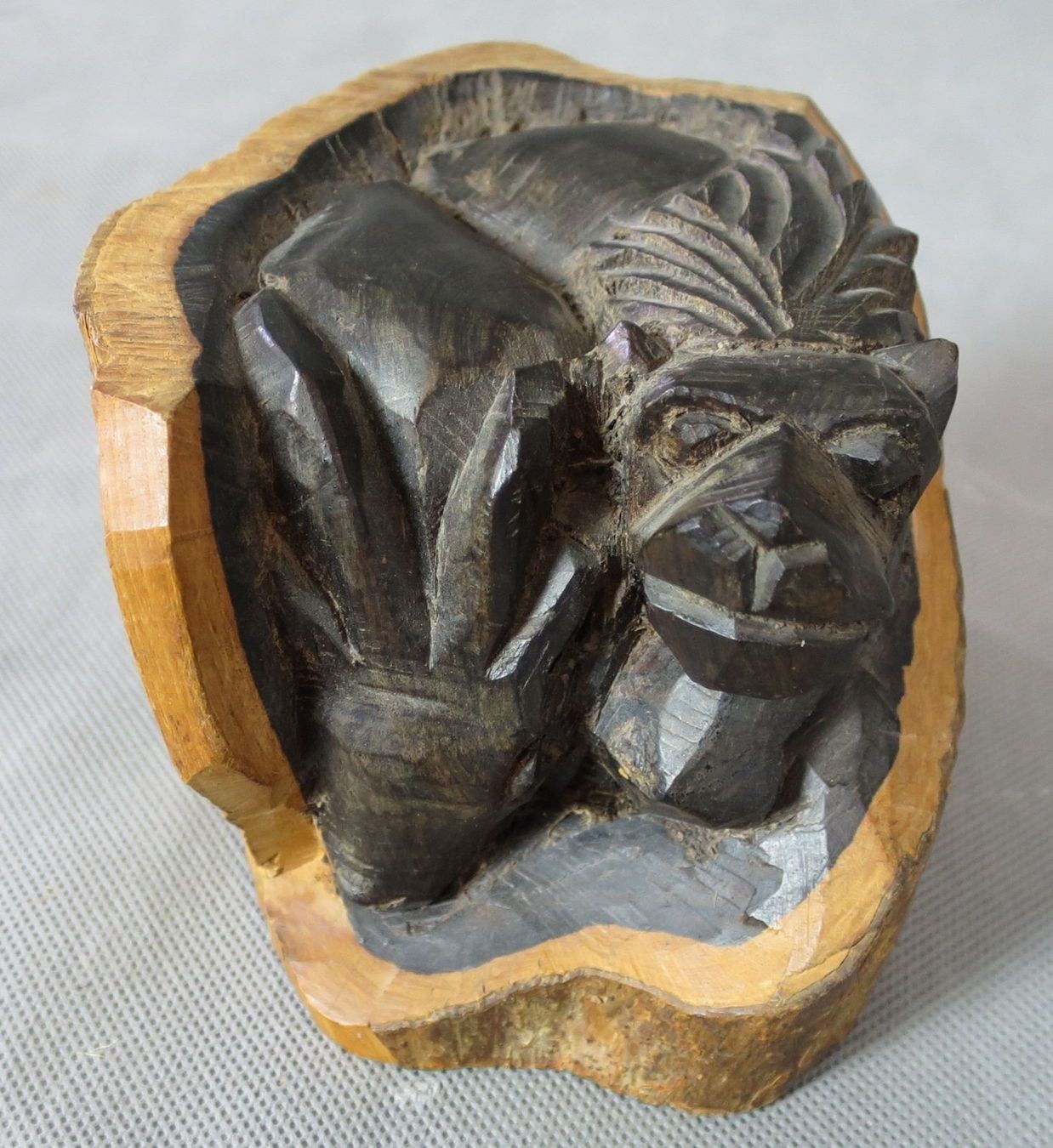 Sculture & Statue: Afrikanische Schnitzerei Löwe – Usato da Zürich venduto da 1.Simon 4