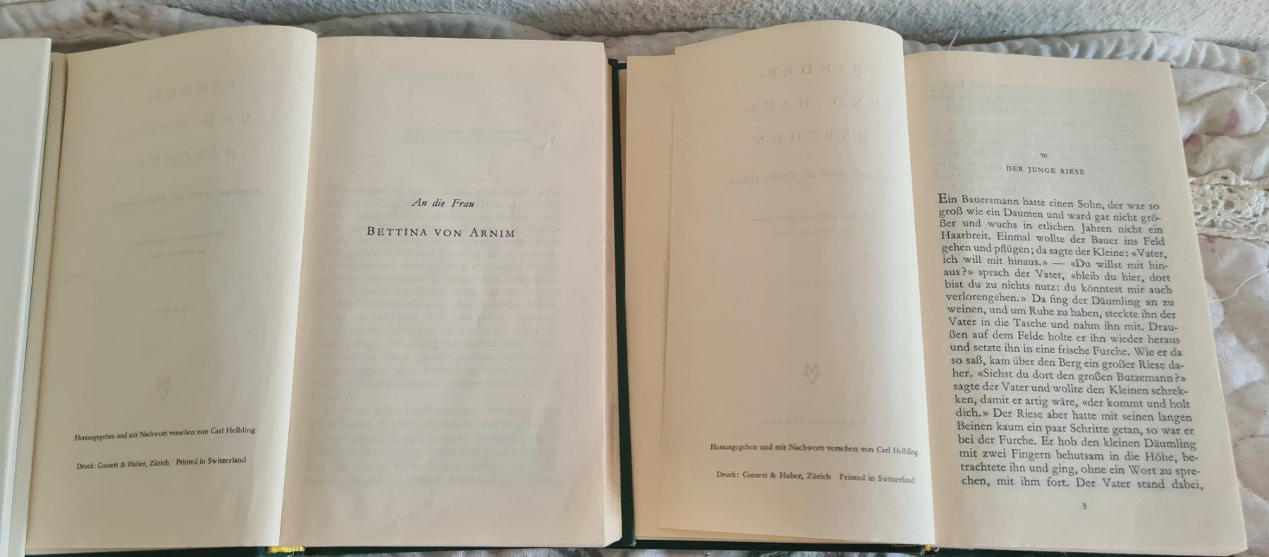 Bücher: 2 antike Bücher Grimms Märchen 1930, Band 1+2 – Gebraucht aus Winterthur von bibummi 4