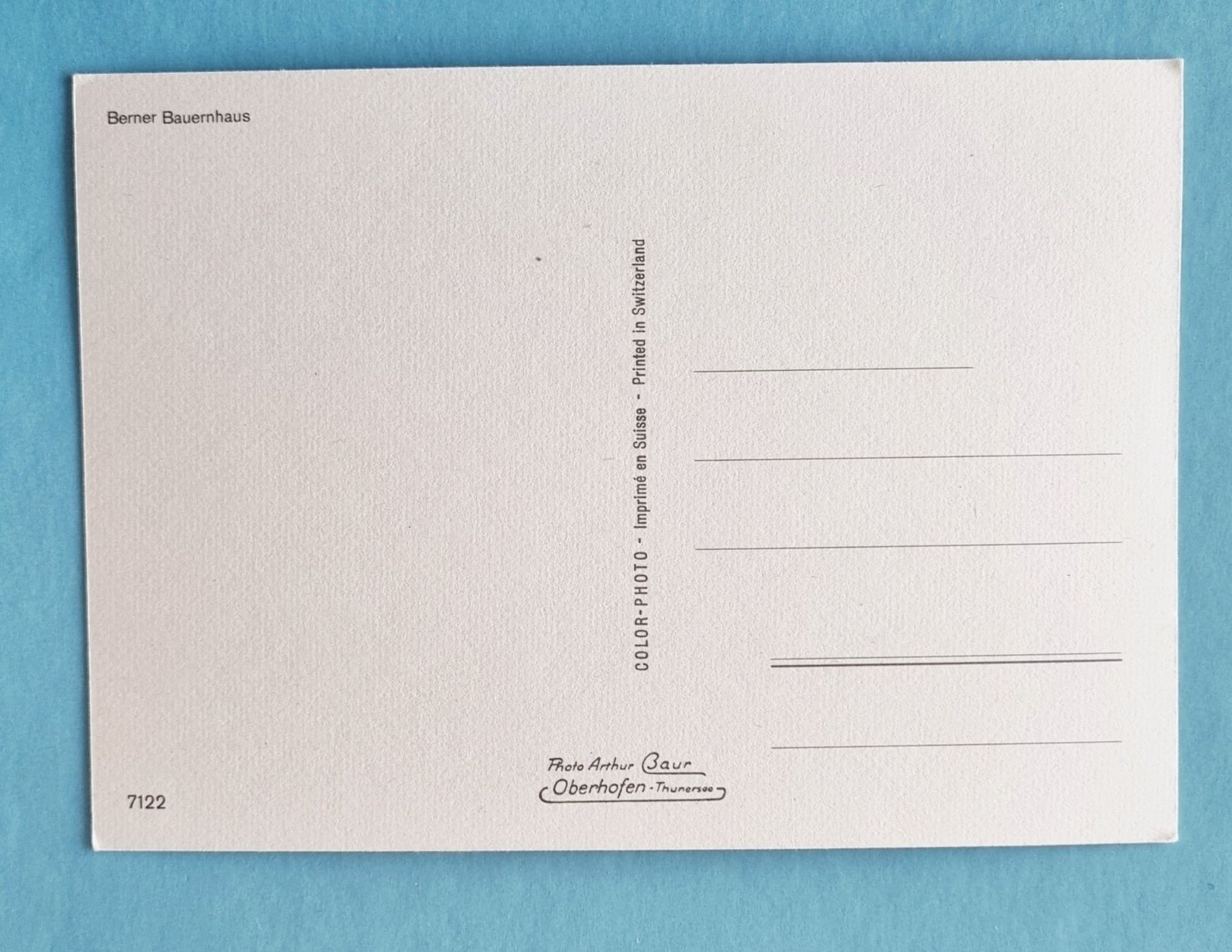 Cartoline postali: Berner Bauernhaus – Usato da Rothrist venduto da RROENK 1
