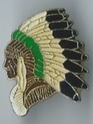 Placchette & Badge: Indianer mit Federschmuck, Pin – Usato da Zürich venduto da t24_de