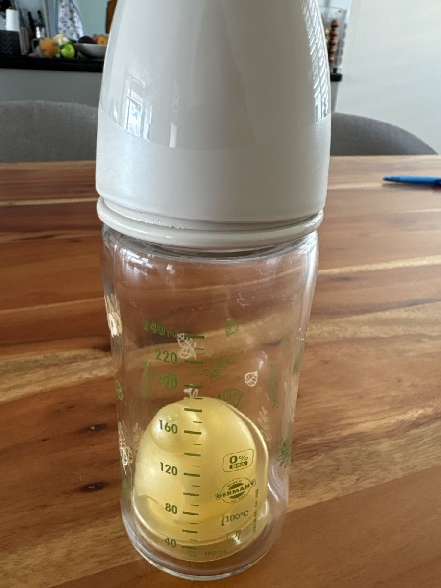 Pasti del neonato: NIP, Glasflasche mit 2 Saugern und Deckel – Nuovo (secondo la descrizione) da Uhwiesen venduto da FehrN 4